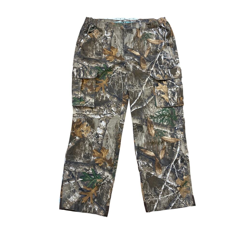 Realtree Edge Women's Cargo Hunting Pants Camo XL 16-18 - Picture 2 of 10